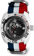 VOSTOK | Scuba Dude Amphibian Automatic Self-Winding Russian Diver Wrist Watch | WR 200 m | Amphibia 710634 |Fashion | Business | Casual Men's Watches