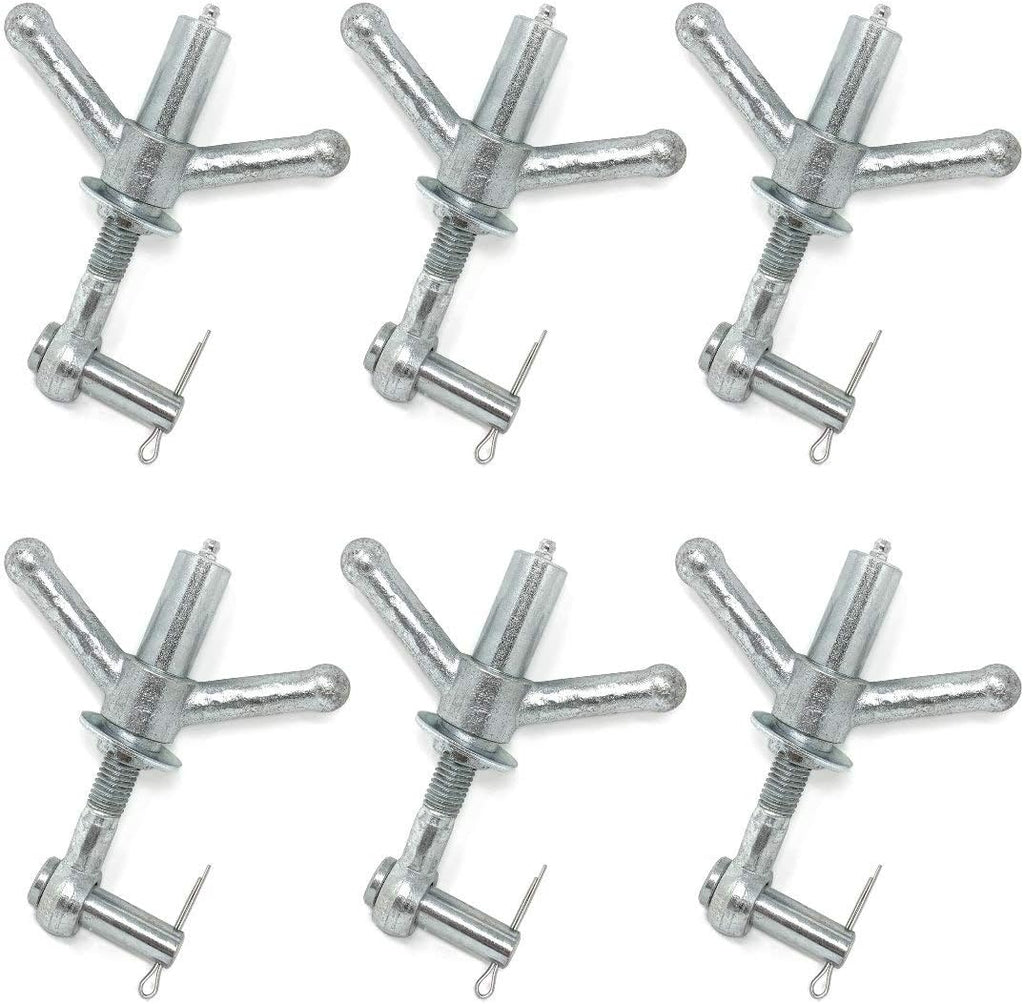 Gloxco Greasable Wingnut Assembly for Manways, 5/8' Eye Bolt, 5-1/2' Long, Pack of 6 (WNA-1010-0002-B)