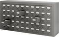 50 Drawers Metal Storage Drawer Cabinet, Gray Cold Rolled Parts Cabinet, Bolt and Nut Tool Storage Box, Hardware Organization Shelves Bolts Bin Organizer Tool, 33.9' W x 9.1' D x 17.3' H