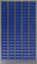Bolt and Nut Tool Storage Cabinet 100 Drawers Parts Cabinets with ABS Material Drawer for Tool Organization Shelves Hardware and Office Supplies, Grey