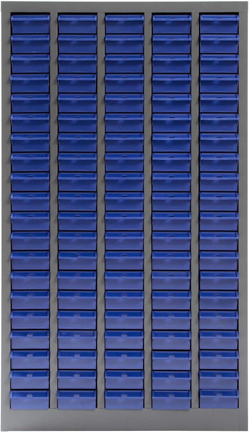 100 Drawers Part Cabinet Bolt and Nut Tool Storage Documents with ABS Material Drawer for Hardware Organization Equipment Shelves Workshop and Office Supplies, Grey