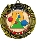 All Quality Stars Design Cornhole Medal | Competition Metal Medal - 1st, 2nd, 3rd Place