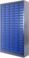 100-Drawer Nut and Bolt Organizer, Small Parts Organizer with Alloy Steel Frame & ABS Drawers, Bolt Bin for Garage, Teacher Toolboxes, Makeup & Workshop, Tool Hardware Storage (100-grid drawer)