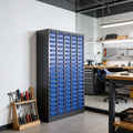 100 Drawers Parts Cabinet for Small Parts, Alloy Steel Nut and Bolt Organizer with ABS Drawers, Heavy Duty Bolt Bin Storage Cabinet with Shelves for Garage, Workshop & Home