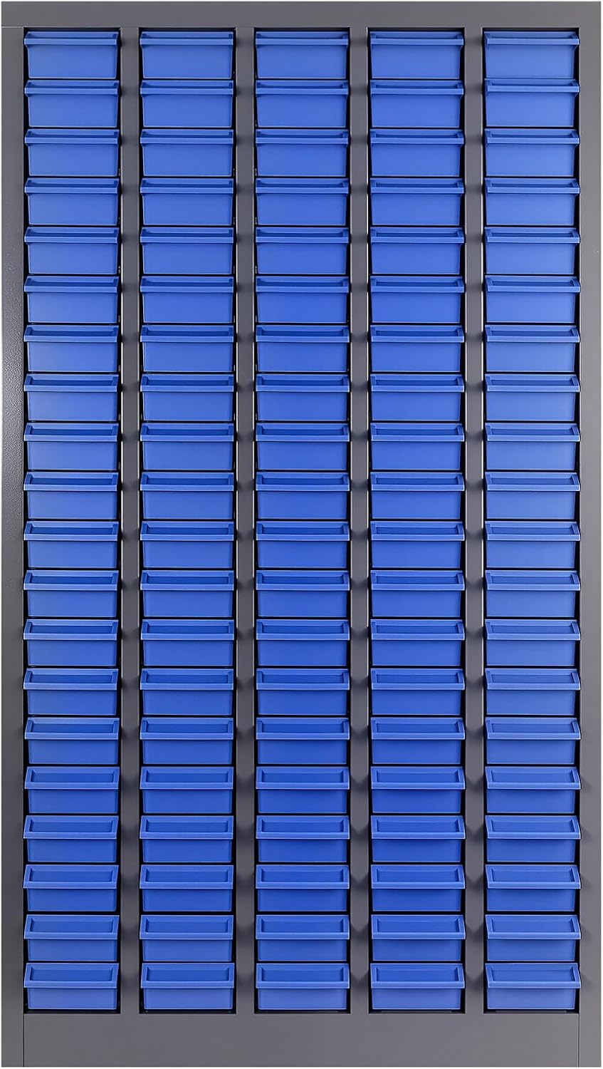 100-Drawer Small Parts Organizer, Nut and Bolt Organizer, Bolt Bin, Metal Storage Cabinet Tool Cabinet with Drawer for Garage, Workshop, Home & Office