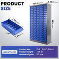 100 Drawers Nuts and Bolts Organizer, Metal Bolt Bins with Drawer Dividers, Parts Cabinet for Bolt Storage, Nut and Bolt Organizer for Tool Shop