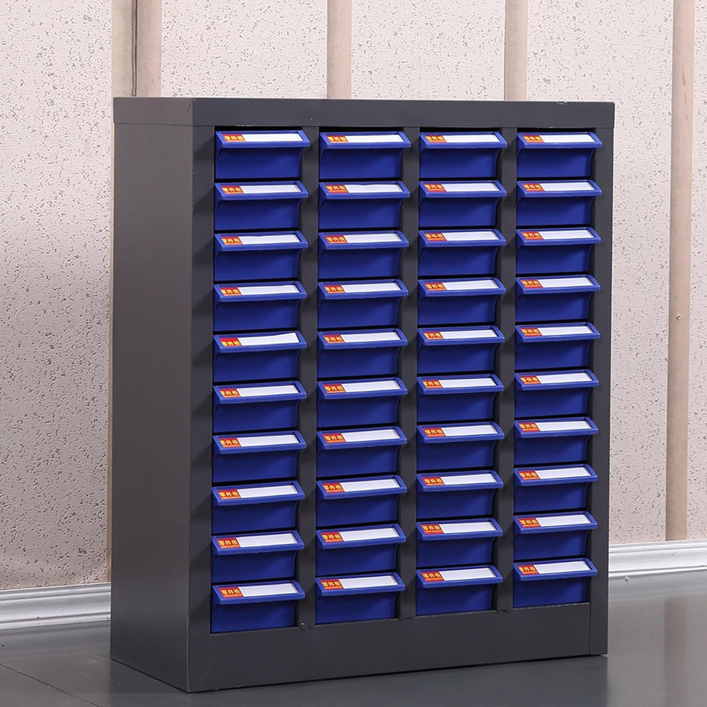 Part Cabinet 40 Drawers Tool Storage Cabinet Bolt Nut Parts Storage Equipment Organization Shelves Hardware and Office Supplies