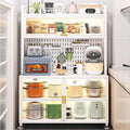 Kitchen Hutch Storage Cabinet, 5 Tier Bakers Rack, Microwave Hutch Cabinet with Storage for Coffee Machine & Bread Machine