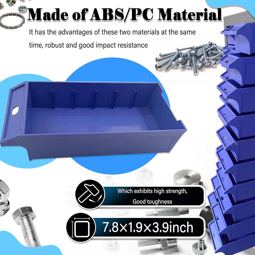 75 Drawers Bolt Bin Cabinet Nut and Bolt Organizer ABS Marterial with Partitions and Labels for Workshop Garage Hardware Storage