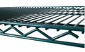 Commercial Green Epoxy Coated Wire Shelving 24 x 60 (2 Shelves) - NSF