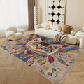 Cat Rug 6 ft x 8 ft Washable Non Slip Soft for Living Room Bedroom, Cute Cartoon Kitten Area Rug, Kids Nursery Girls Carpet, Cat Home Decor & Gifts