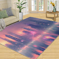 New York Skyscrapers Rug 6x8-6x8 Rug, City Night Scene Area Rugs for Bedroom, Cityscape Rugs for Living Room, Modern Washable Mat, Kids Carpet, City Scene Home Decor & Gifts