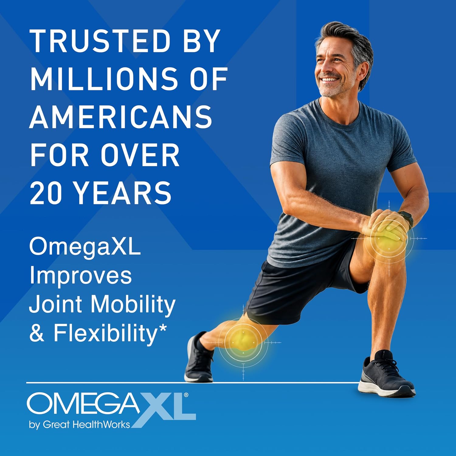 OmegaXL Joint Support Supplement - Natural Muscle Support, Green Lipped Mussel Oil, Soft Gel Pills, Drug-Free, 300 Count