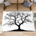 Dead Tree Rug 6x8, Branches Rugs for Bedroom, Tree Silhouette Area Rug, Home Decor Rugs for Living Room, Non-Slip Machine Washable Carpet