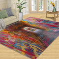 Graffiti Rug 6x8-6x8 Rug, Street Art Area Rugs for Living Room Bedroom, Arch Door Rugs, Hip Hop Doodle Washable Carpet, Abstract Art Carpet, Graffiti Home Decor