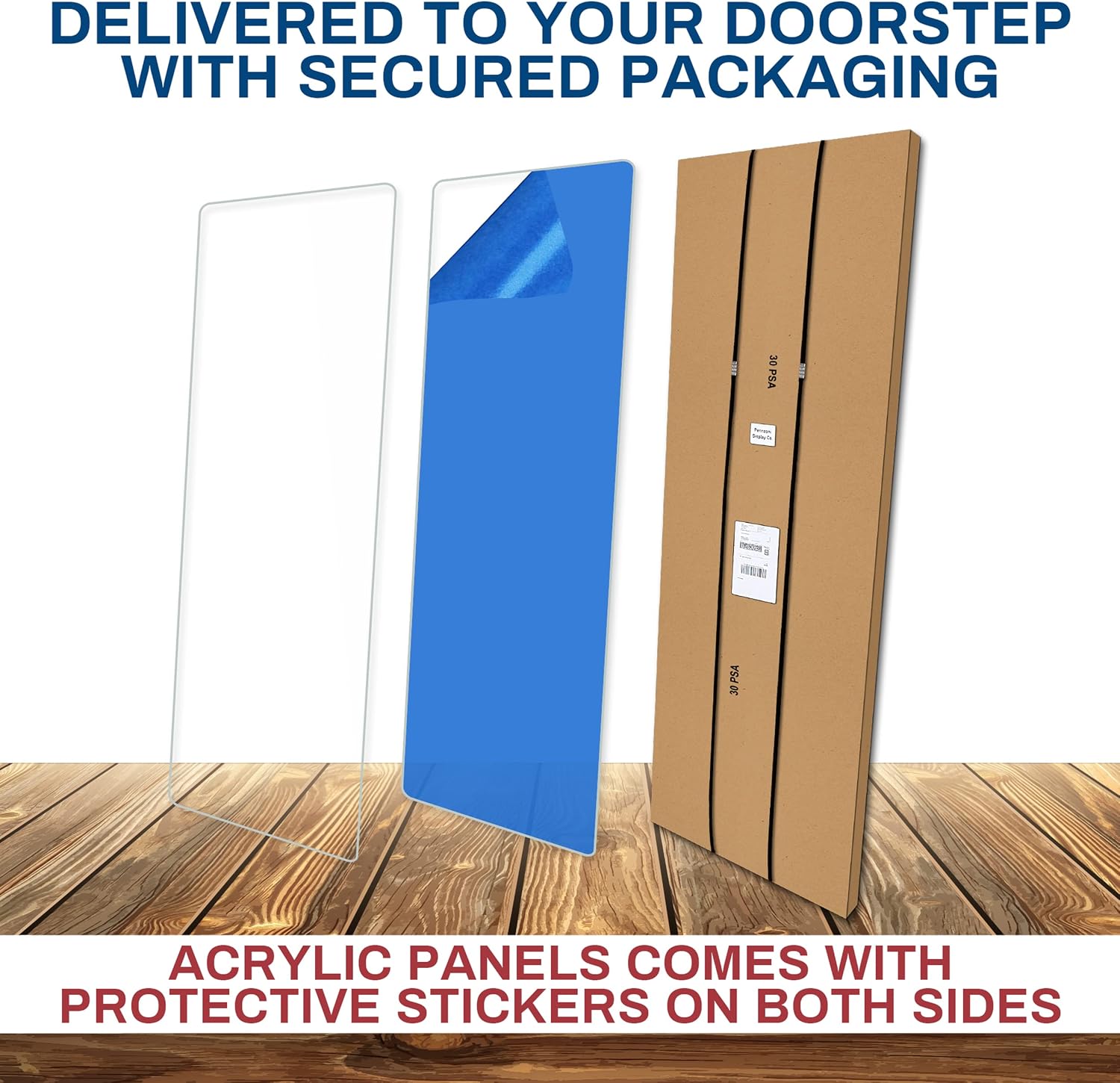 PENNZONI Drum Shield 6ft with Chrome Hinges, Comes w/ 6 Drum Panels, & Chrome Hinges, Premium Clear Acrylic Panels, Drum Screen