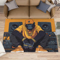 6x8 Chimp Area Rug - Chimpanzee Large Rugs for Living Room, Hip-Hop Rap Gorilla Carpet Area Rug for Girls Bedroom Kids Room Basement Office Classroom