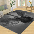Guitar Rug & Home Decor - 6x9 Rug, Gothic Rugs for Bedroom, Boys Cool Washable Rugs for Living Room, Musical Area Carpet, Non Slip Indoor Guitar Floor Carpet & Boys Room Decor