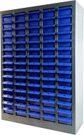 Parts Cabinet Bolt and Nut Tool Storage 75 Drawers Bolt Bin Hardware Organizer with Dividers and Labels