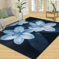 Floral Rugs for Bedroom - 6x8 Rug, Creative Flower Area Rugs for Living Room, Botanical Carpet, Rustic Washable Area Mat, Pastoral Carpet, Floral Home Decor & Gifts
