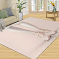 6x8 Rug Ballerina Ballet Area Rug, Pink Ballet Shoes Soft Washable Rug, Anti-Slip Backing Decorative Rugs for Living Room Bedroom Kitchen Dining Room Home Rug Laundry Room Rug