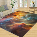 Galaxy Rug - 6x8 Rug, Starry Area Rugs for Bedroom, Universe Theme Rugs for Living Room, Kids Washable Carpet, Galaxy Home Decor & Gifts