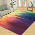 Colorful Lines Rugs for Bedroom - 6x8 Rug, Modern Area Rugs for Living Room, Multicolor Carpet, Fashion Washable Area Mat, Abstract Carpet, Colorful Home Decor & Gifts