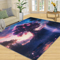 Tree of Life Rug 6x8-6x8 Rug, Fantasy Galaxy Area Rugs for Bedroom, Natural Waterfall Rugs for Living Room, Nature Scenery Washable Mat, Landscape Carpet, Fantasy Tree Home Decor & Gifts