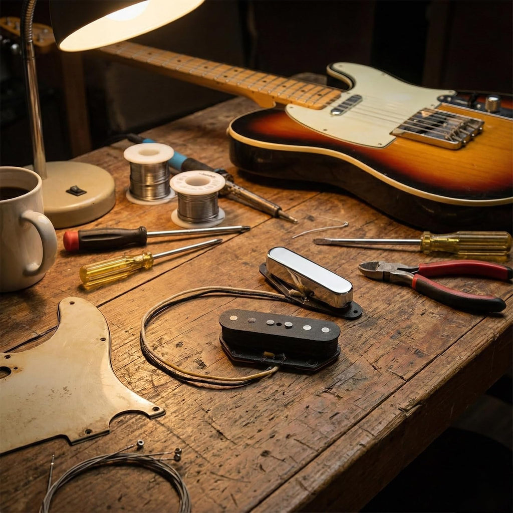 Fender Original Telecaster Pickups Bundle with Instrument Cable