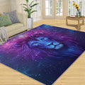 Lion Rug 6x8-6x8 Rug, Fantasy Galaxy Area Rugs for Living Room Bedroom, Wildlife Area Rugs, Wild Animal Washable Carpet, Boys Room Carpet, Lion Home Decor