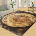 Wood Grain Rug 6x8-6x8 Rug, Vintage Area Rugs for Living Room, Rustic Rugs for Bedroom, Farmhouse Non-Slip Mat, Wood Grain Home Decor & Gifts
