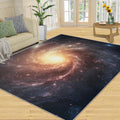 Universe Planet Rug - 6x8 Rug, Galaxy Starry Area Rugs for Bedroom, Nebula Rugs for Living Room, Boys Washable Carpet, Universe Home Decor & Gifts