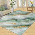 Modern Rug 6x8-6x8 Rug, Marble Area Rugs for Bedroom, Contemporary Rugs for Living Room, Abstract Washable Mat, Atmospheric Carpet, Marble Home Decor & Gifts