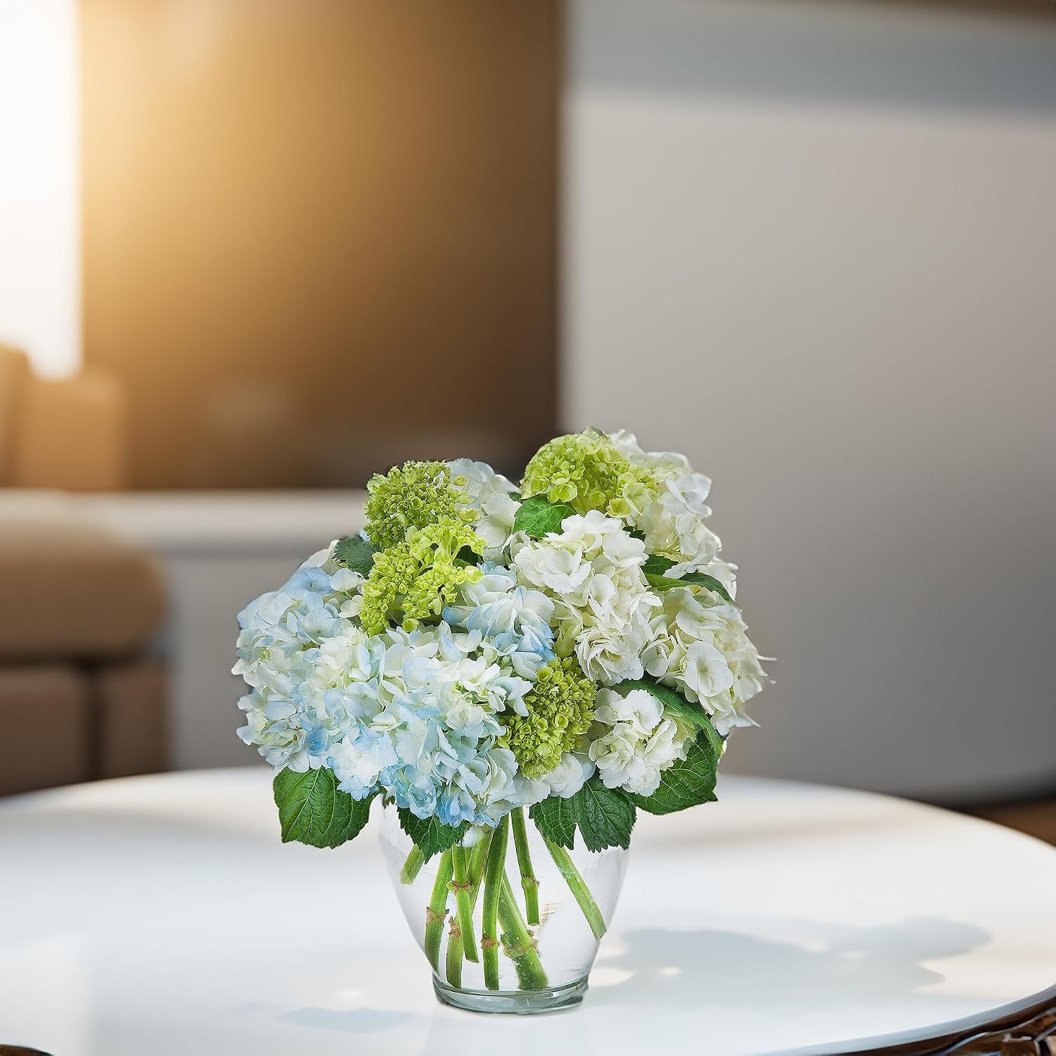 WGVI Clear 6.3' Inch Elegant Urn Ginger Jar Glass Vases for Floral Arrangement, Utility Flower Vase Bouquets, Home Décor Wedding Event Table Centerpieces, 12 Pieces