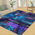 Graffiti Rug Large - 6x8 Rug, Street Doodle Area Rugs for Living Room, Hip Hop Rugs for Bedroom, Abstract Art Non-Slip Mat, Graffiti Home Decor & Gifts