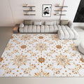 5' x 7' Rugs Living Room Colonial Area Rug Bedroom, Non Slip Durable Large Floor Carpet Geometric Rhombus Stars Indoor Carpet Washable for Dining Room Kitchen Kids Playroom Dorm