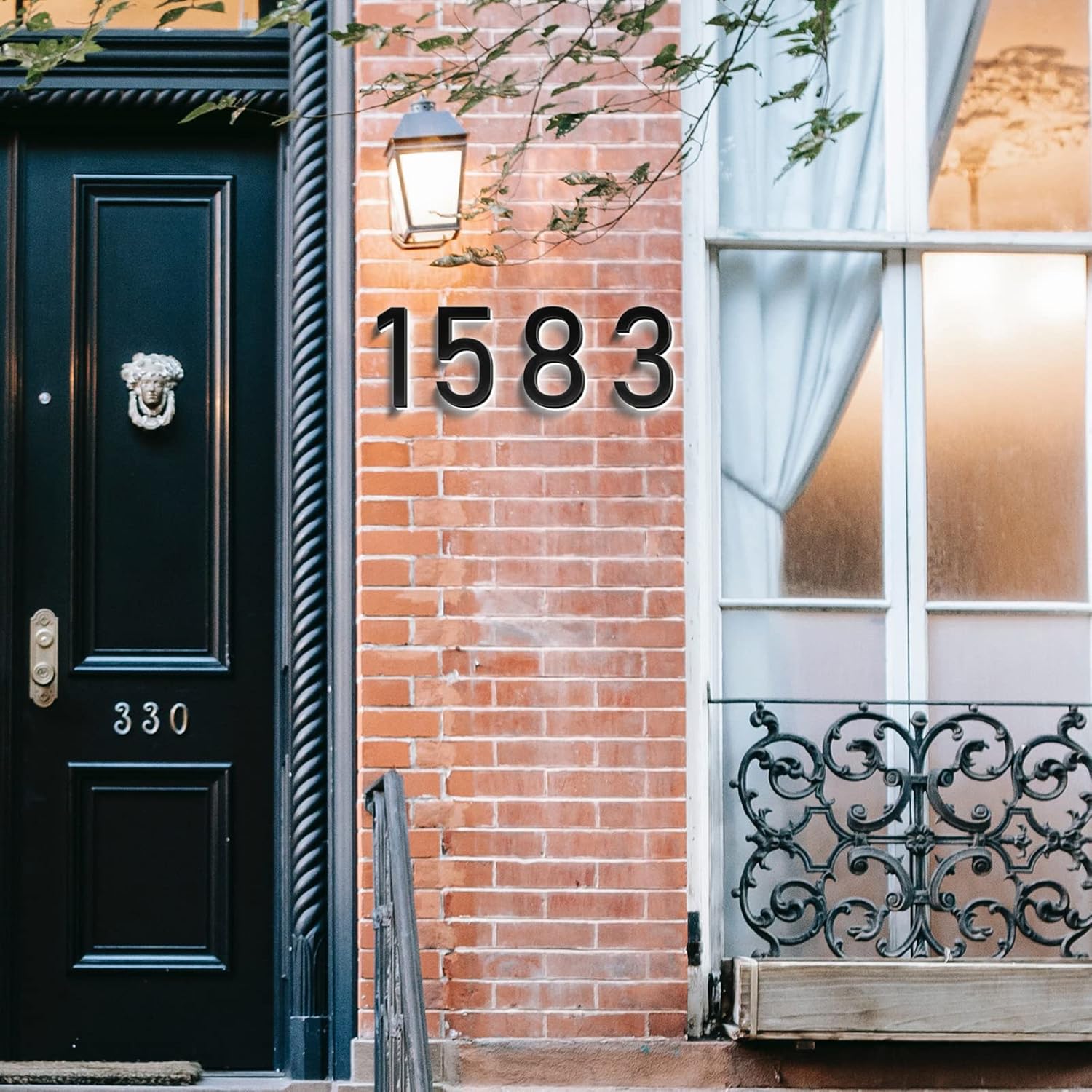 18' Backlit LED Address Numbers For House, Lighted House Numbers For Outside, Illuminated House Number For Outside Plaque, Lighted Address Signs For Houses,1