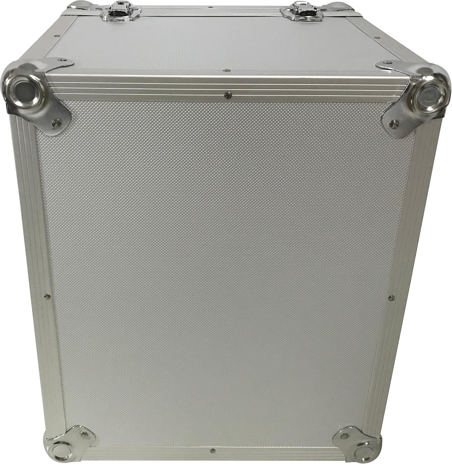 CheckOutStore (1) Aluminum Heavy Duty 12' LP Vinyl Record Album Storage Box (Silver/Holds 125 Records)